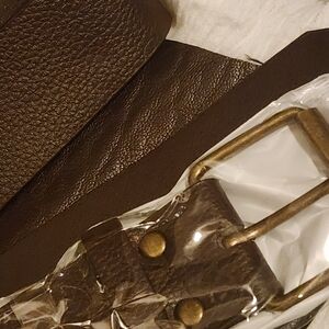 Elegant Brown Leather Belt Bag for Men